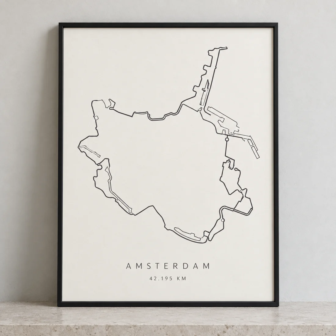 Voorbeeld van een minimalistische sportposter